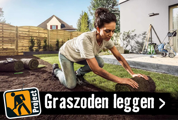 Graszoden leggen | HORNBACH
