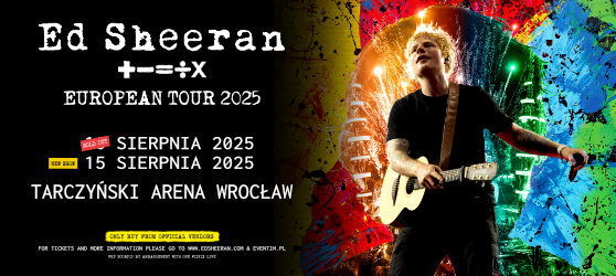 Ed Sheeran +-=÷x EUROPEAN TOUR 2025