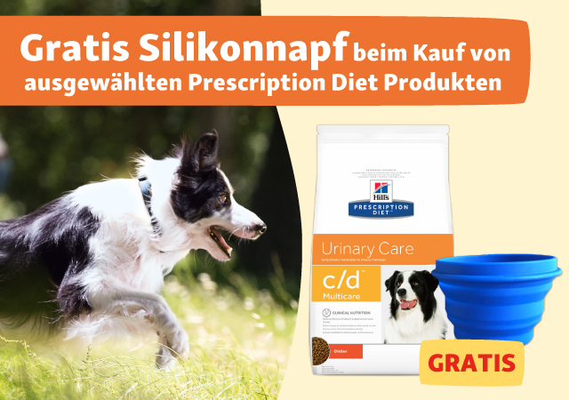 Gratis Silikonnapf beim Kauf von ausgewählten Produkten von Hill´s