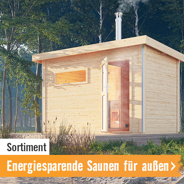 Energiesparsaunen für außen im HORNBACH Onlineshop