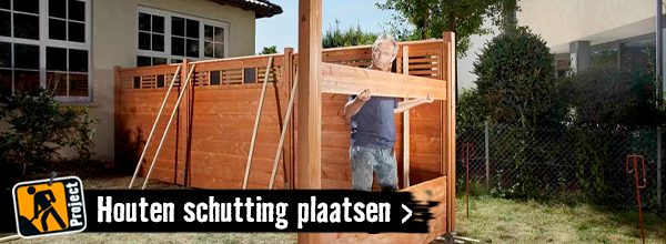 Houten schutting plaatsen | HORNBACH