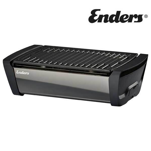 Enders Holzkohlegrill Tischgrill Aurora 26 x 47 cm mirror black