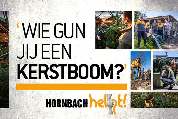 Kerstbomenactie HORNBACHhelpt