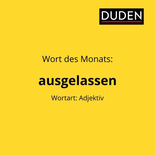 Duden: Zum Wort des Monats