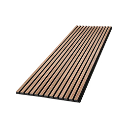 3D Akoestisch paneel walnut 2600x560x18mm | HORNBACH