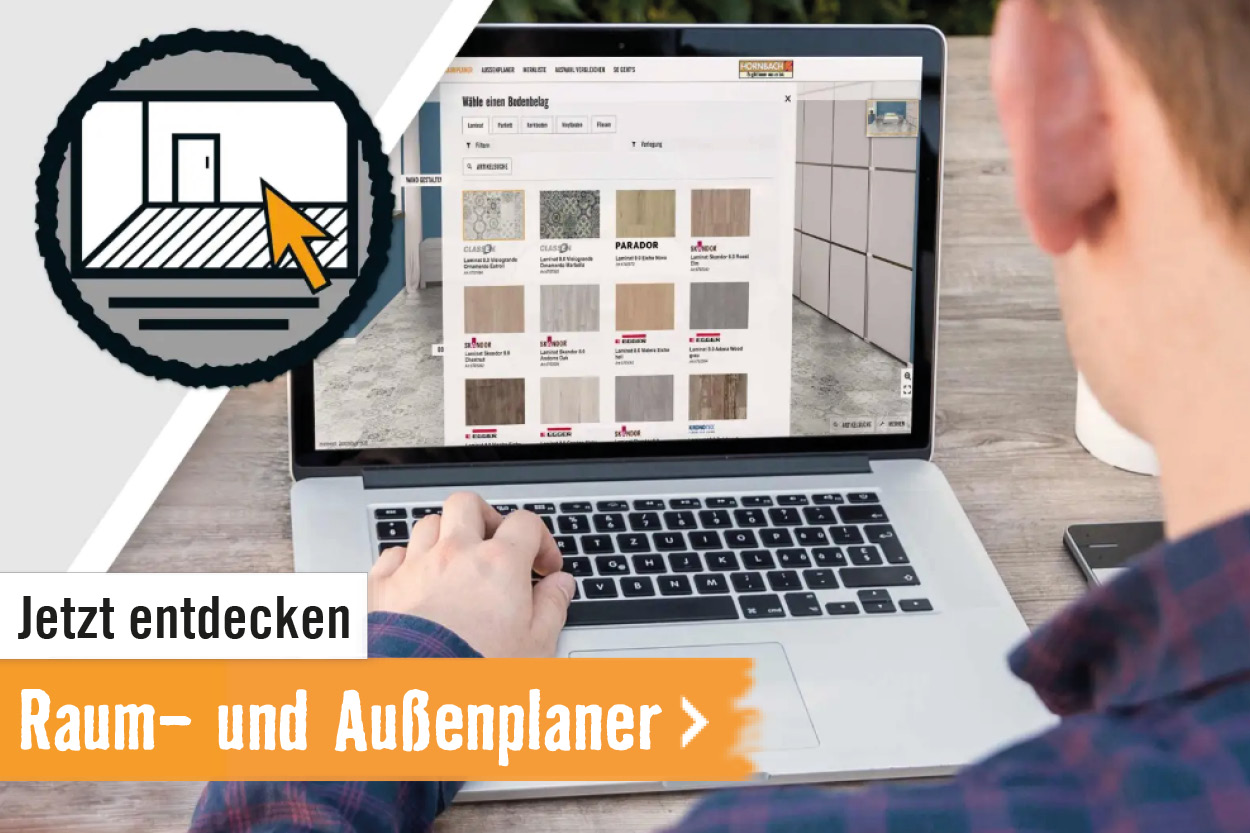 Jetzt entdecken: HORNBACH Raum- und Außenplaner