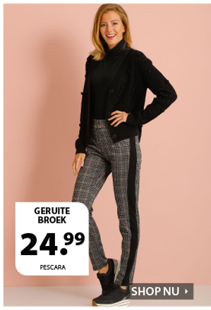 Geruite broek