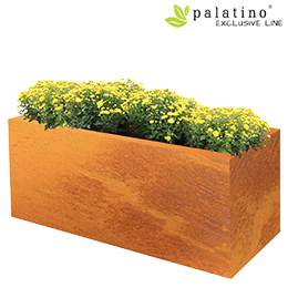 PALATINO Pot Lotte Cortenstaal roest 120x40x50 cm | HORNBACH 