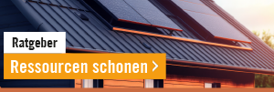 Ressourcen schonen.