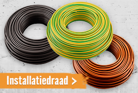 Alle installatiedraad . HORNBACH