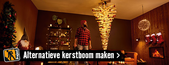 Alternatieve kerstboom maken | HORNBACH