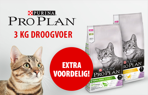 Extra voordelig! 3 kg Pro Plan droogvoer