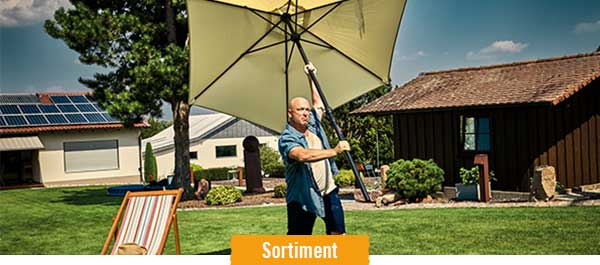 Sonnenschirme im HORNBACH Onlineshop