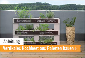 Vertikales-Hochbeet aus Paletten bauen 