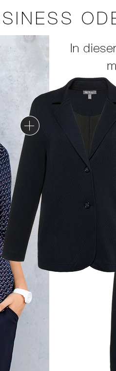 Sweatblazer, feine Struktur, Regular, Reversform
