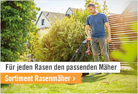 Sortiment Rasenmäher