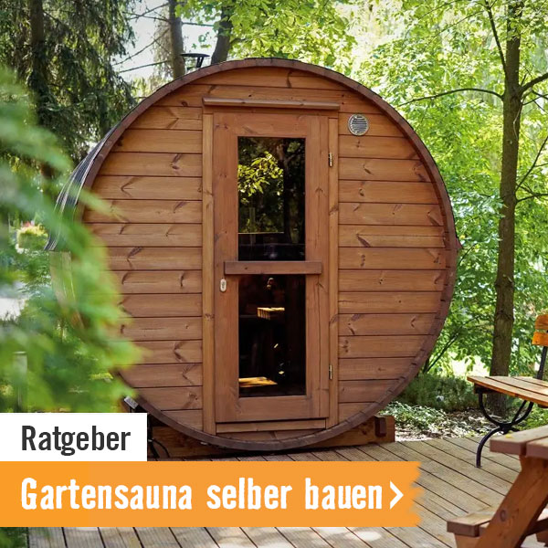 HORNBACH Ratgeber: Gartensauna selber bauen