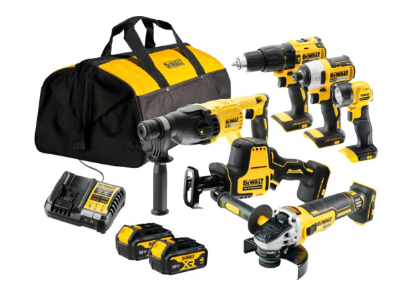 Akku-Kombopack DeWalt DCK607M2-QW, 18 V, 10-tlg.