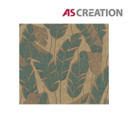 A.S. CRÉATION Vliesbehang 39502-2 Jade 2 bladeren beige | HORNBACH