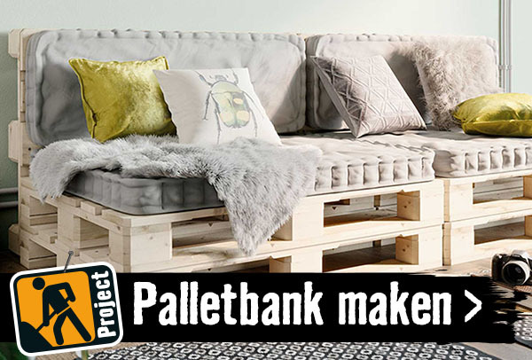 Bank van pallets maken l HORNBACH