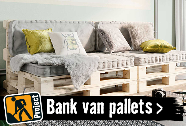 Bank van pallets maken | HORNBACH