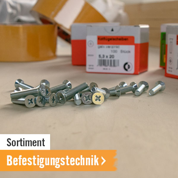Sortiment Befestigungstechnik