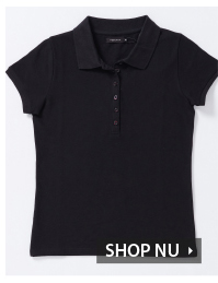 Dames poloshirt met knoopjes