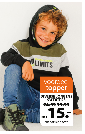 No limits! Chill mood met deze sportieve sweater. Voorzien van een capuchon en een opvallende frontprint.