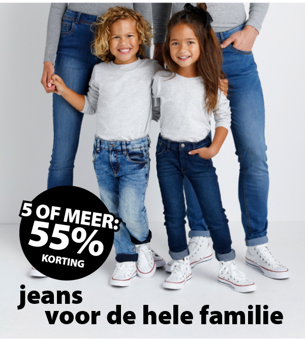 Jeans voor de hele familie 