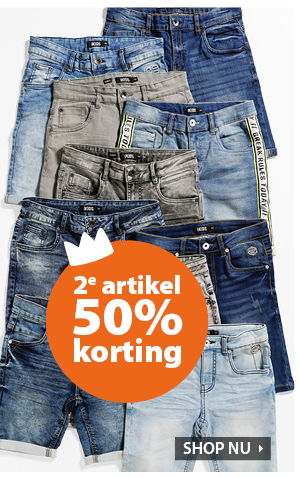 Jongens bermuda's nu 2e artikel met 50% korting!