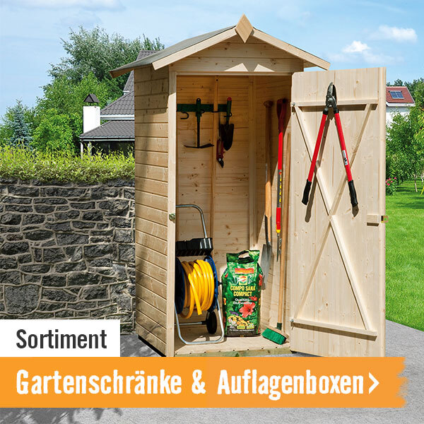 Gartenschränke und Auflagenboxen im HORNBACH Onlineshop