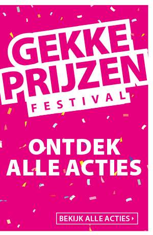 Ontdek alle acties van het Gekke Prijzen Festival