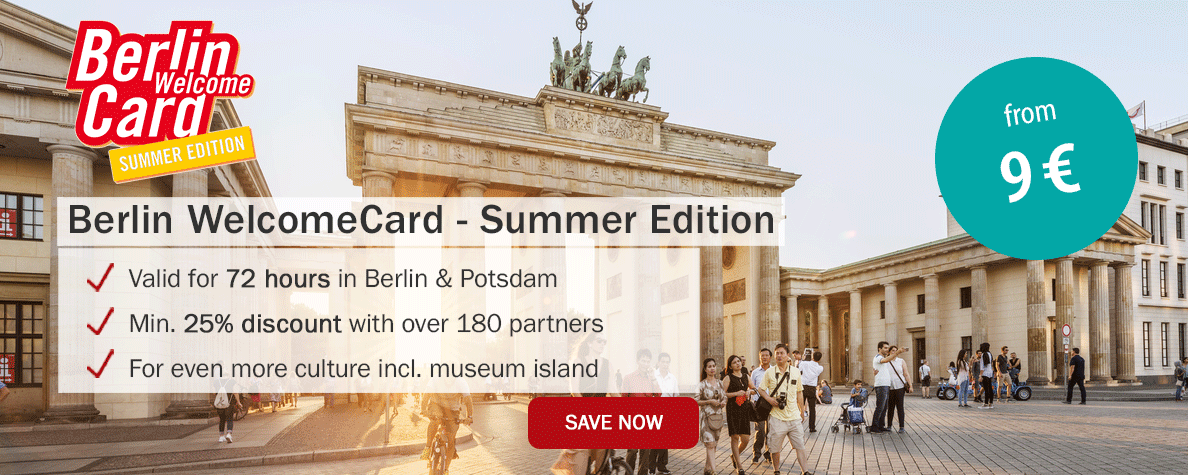 Berlin WelcomeCard - Summer Edition