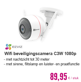 EZVIZ Wifi beveiligingscamera C3W 1080p (Husky Air 1080p)