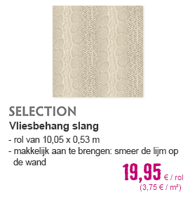 SELECTION Vliesbehang 811506 Fascinating Serengeti slang crème