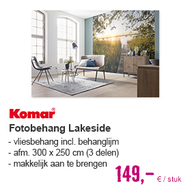 KOMAR Fotobehang vlies SH077-VD3 Lakeside 300x250 cm