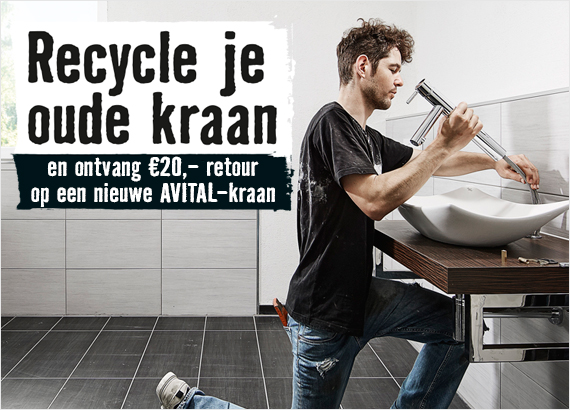 Recycle je oude kraan bij HORNBACH