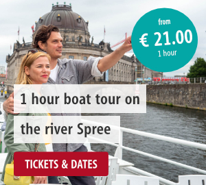 Ticket: 1-hour boat tour in Berlin on the river Spree