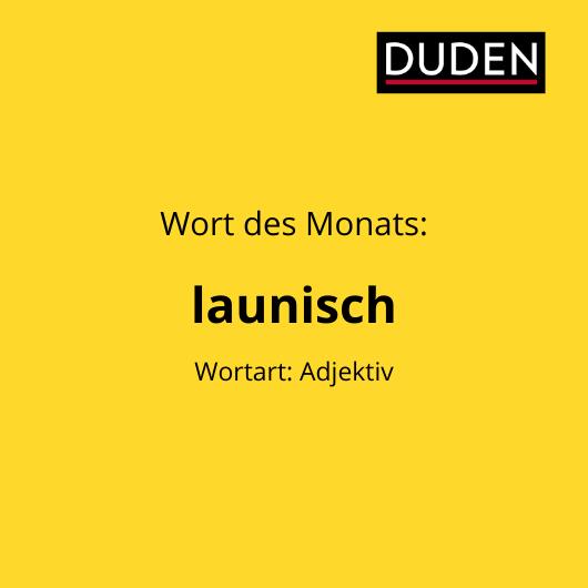 Duden: Zum Wort des Monats