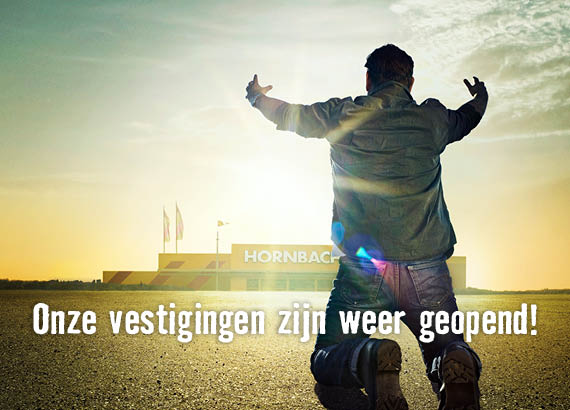 Onze vestigingen zijn geopend | HORNBACH