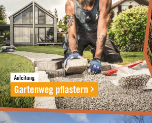 Gartenweg pflastern