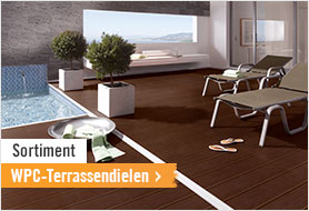 Sortiment WPC-Terrassendielen