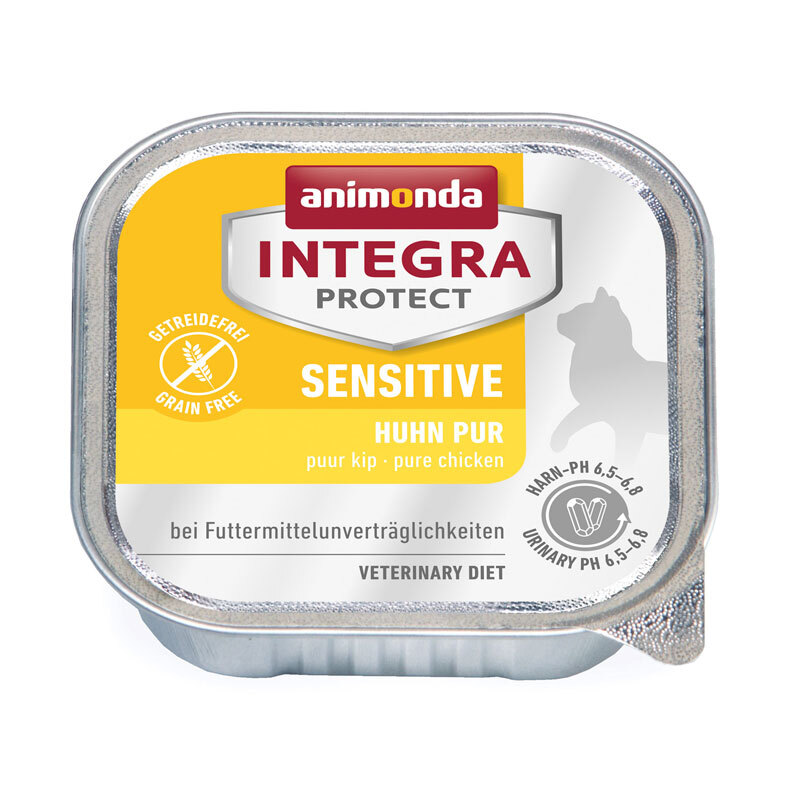 Animonda Integra Protect Sensitive 16x100g Huhn Pur