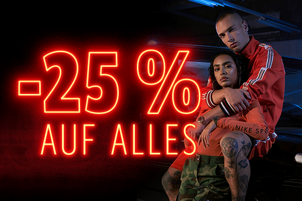 25% AUF ALLES