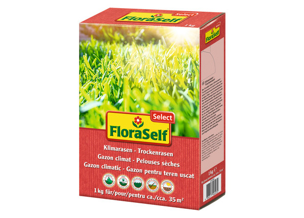 Trockenrasen - Klimarasen FloraSelf Select 1 kg / 35 m²