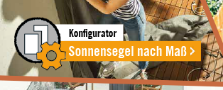 Konfigurator Sonnensegel nach Maß