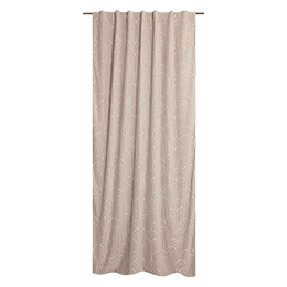 Gordijn lichtdoorlatend beige 140x245 cm . HORNBACH