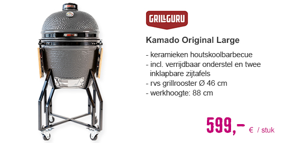 GRILL GURU Kamado Original Large grijs | HORNBACH