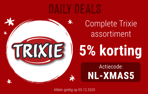 5% korting op Trixie!