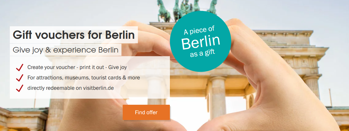 Gift vouchers for Berlin